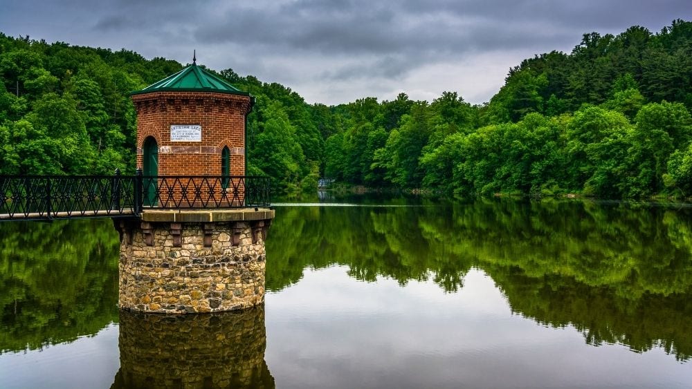 Lago cerca de Reading, Pensilvania