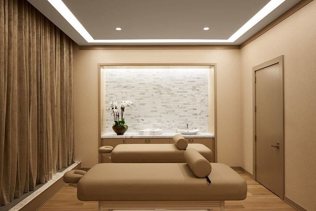 A spa room in a condo/townhome community