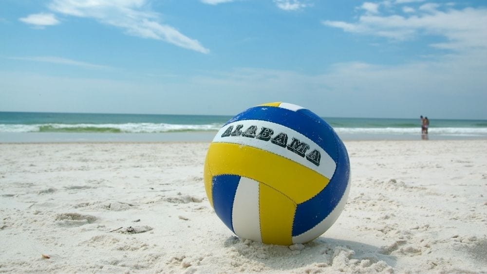 Beach ball on the Alabama coast
