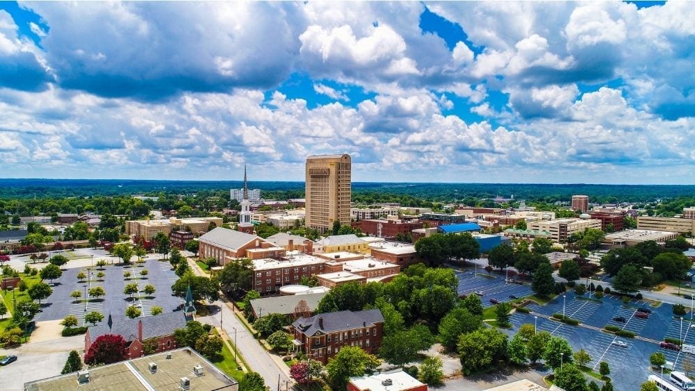 Spartanburg, South Carolina skyline