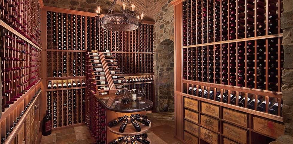 traditional wine rack