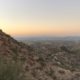 View of Phoenix, Arizona, metropolitan area from surrounding mountains