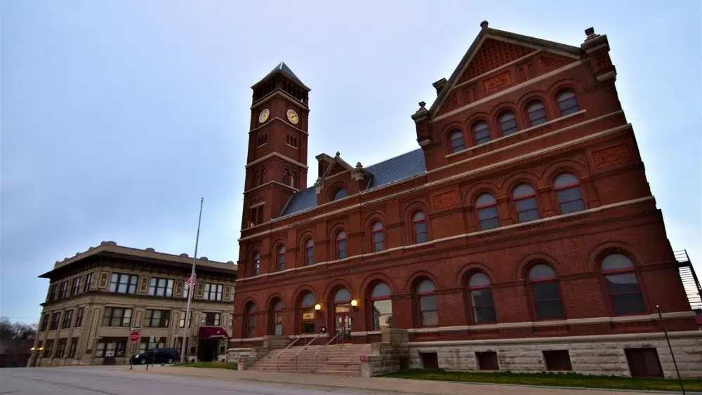 Palacio de justicia de la ciudad de Keokuk, Iowa.