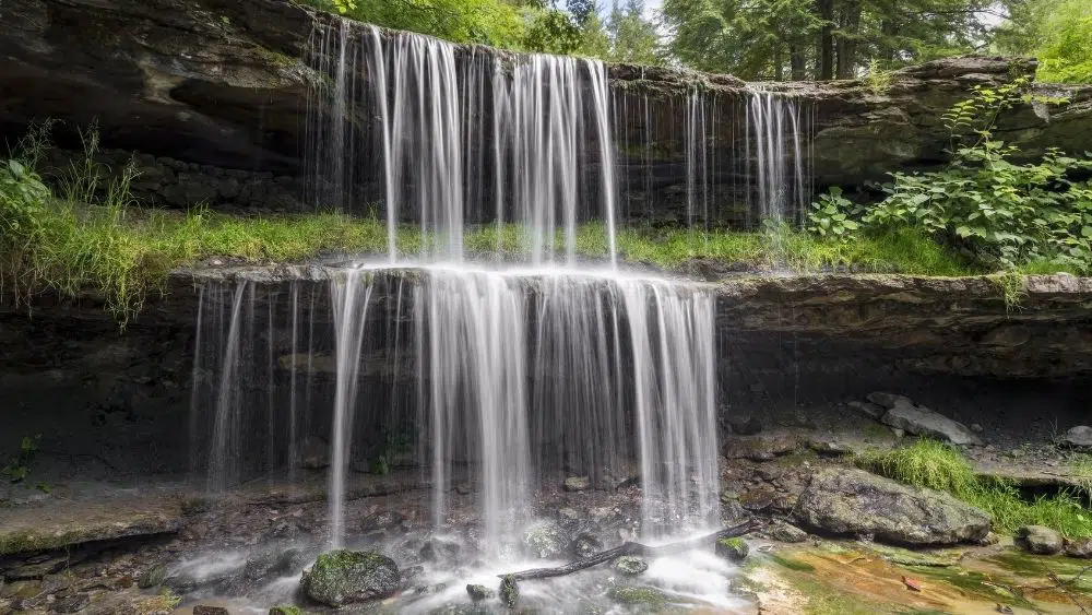 waterfalls in wheeling, west virginia