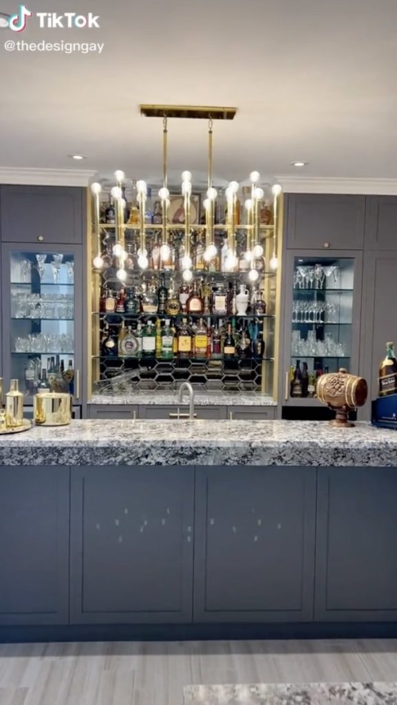 built in home bar