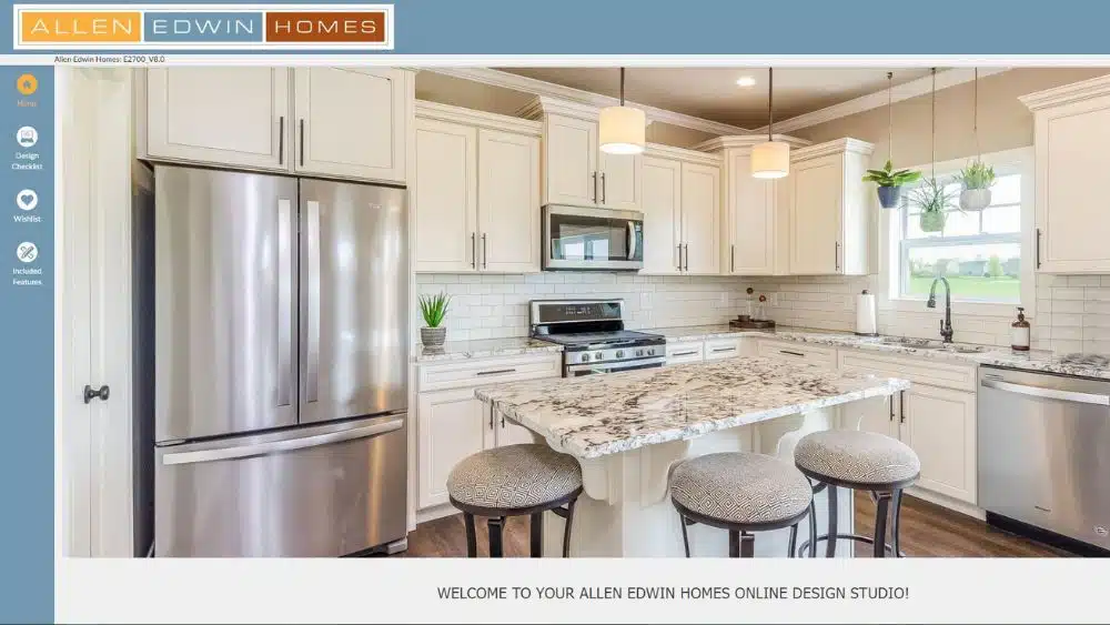 virtual home design tools from Allen Edwin Homes